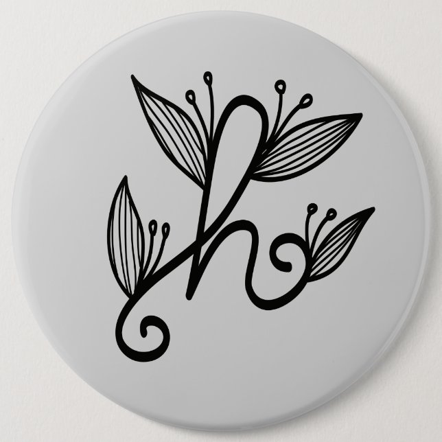 Badge Rond 15,2 Cm h manuscrit (Devant)