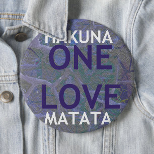 BADGE ROND 15,2 CM HAKUNA MATATA