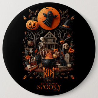 Badge Rond 15,2 Cm halloween