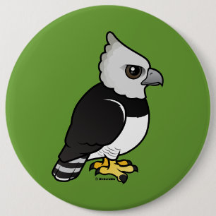 Badge Rond 15,2 Cm Harpie Eagle