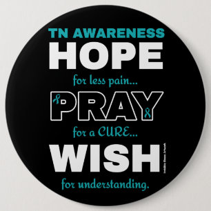 Badge Rond 15,2 Cm Hope Pray Wish...TN Pinback Button