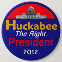 HUCKABEE 2012 6" bouton