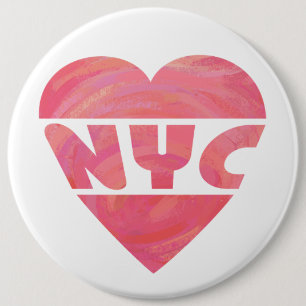 Badge Rond 15,2 Cm I Coeur NYC
