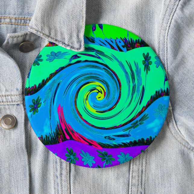 Badge Rond 15,2 Cm I Love Hawai.png (En situation)