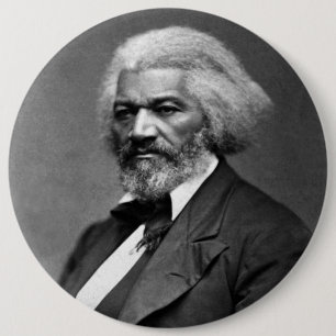 Badge Rond 15,2 Cm Icônes de l'histoire des Noirs : Frederick Douglas