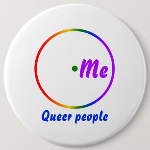 Badge Rond 15,2 Cm Identité unique du diagramme de Venn