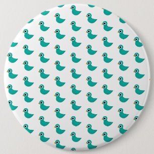Badge Rond 15,2 Cm Illustration d'oiseau