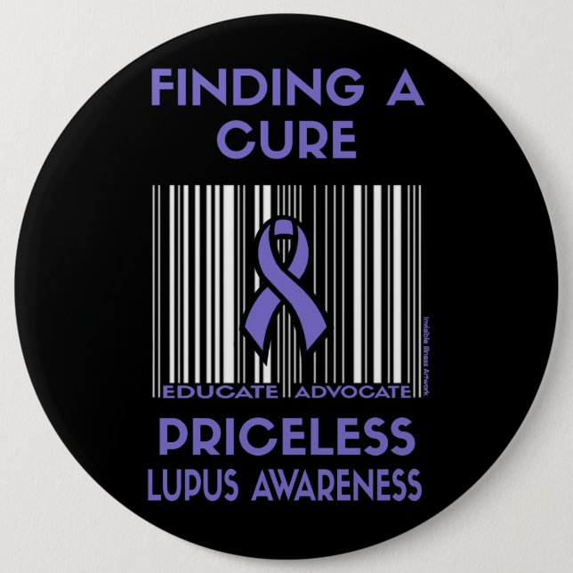 Badge Rond 15,2 Cm Inestimable...Lupus (Devant)