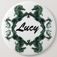 Insigne de bouton de chevaux