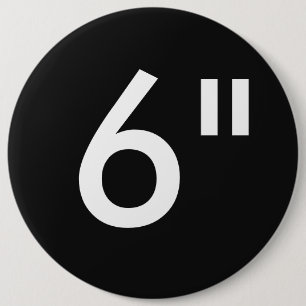 Badge Rond 15,2 Cm Insigne rond colossal 6 pouces personnalisé Modè