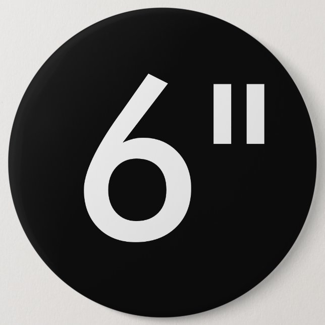 Badge Rond 15,2 Cm Insigne rond colossal 6 pouces personnalisé Modèle (Devant)