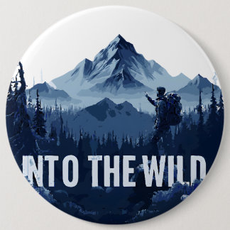 Badge Rond 15,2 Cm Into the Wild