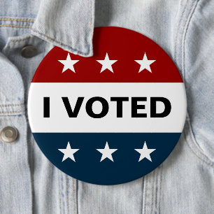 Badge Rond 15,2 Cm J'ai voté les élections de 2024