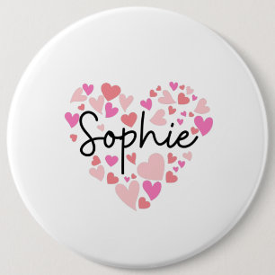Badge Rond 15,2 Cm J'aime Sophie