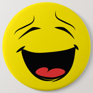 BADGE ROND 15,2 CM JAUNE