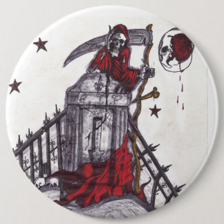 Badge Rond 15,2 Cm J'avais attendu le bouton