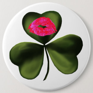 Badge Rond 15,2 Cm Je suis bouton irlandais