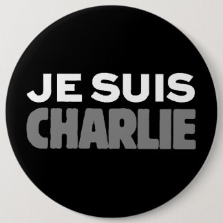 Badge Rond 15,2 Cm Je Suis Charlie