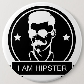 Badge Rond 15,2 Cm Je suis hippie