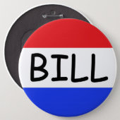 Badge Rond 15,2 Cm Je suis juste un bouton de Bill (de Capitol Hill) (Devant & derrière)