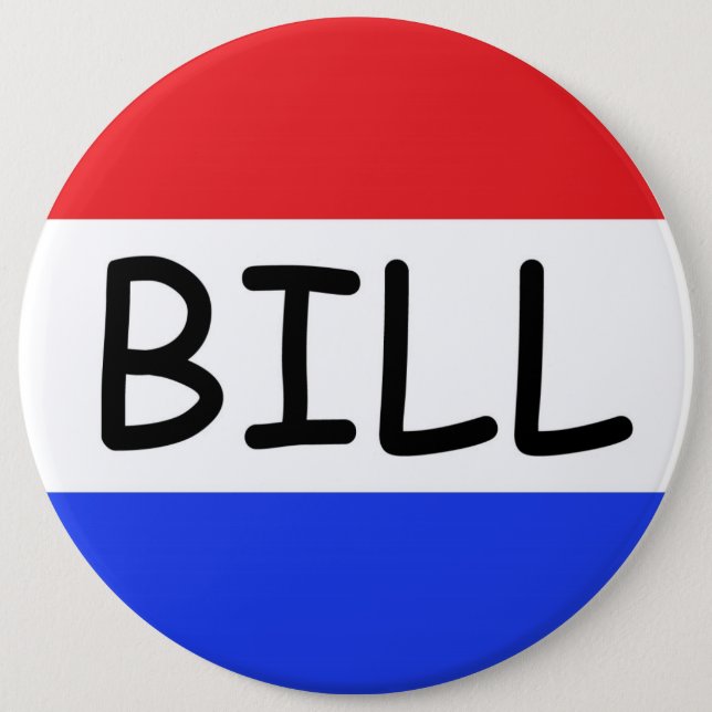 Badge Rond 15,2 Cm Je suis juste un bouton de Bill (de Capitol Hill) (Devant)
