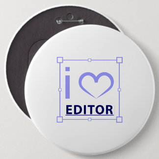 Badge Rond 15,2 Cm Je suis rédacteur