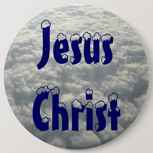 BADGE ROND 15,2 CM JESUS CHRIST (Devant)