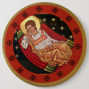 Badge Rond 15,2 Cm Jésus-Christ, l'ICÔNE Unsleeping d'oeil