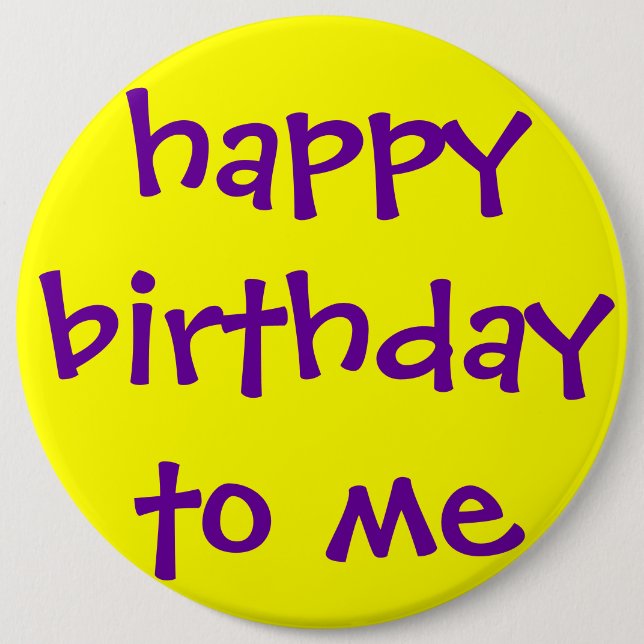 BADGE ROND 15,2 CM JEUX ANNIVERSAIRE POUR MOI (Devant)