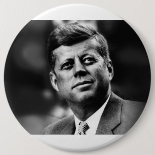 Badge Rond 15,2 Cm John F Kennedy