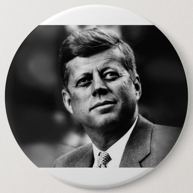 Badge Rond 15,2 Cm John F Kennedy (Devant)