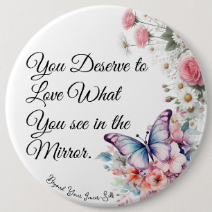 Badge Rond 15,2 Cm Joie de soi 