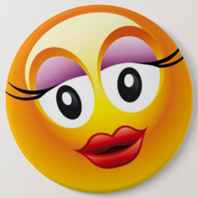 Badge Rond 15,2 Cm Joie heureuse de sortie (Devant)