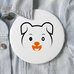 Badge Rond 15,2 Cm Joli chiot