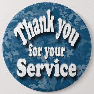 Badge Rond 15,2 Cm Jour du Souvenir