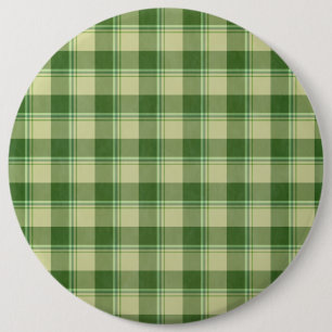 Badge Rond 15,2 Cm Journée de la Saint Patrick à Plaid Vert