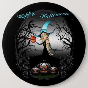 Badge Rond 15,2 Cm Joyeux Halloween