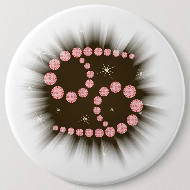 Badge Rond 15,2 Cm Krebs 22. Juni bis 22. (Devant)