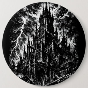 Badge Rond 15,2 Cm La Forteresse Noire par BurnsInHell