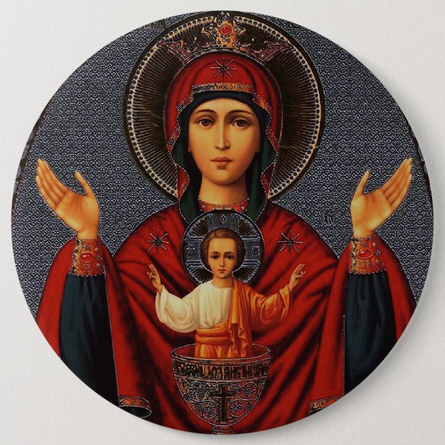 Badge Rond 15,2 Cm La tasse inépuisable (Devant)