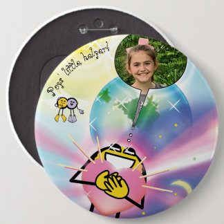 Badge Rond 15,2 Cm L'Aide de Pops