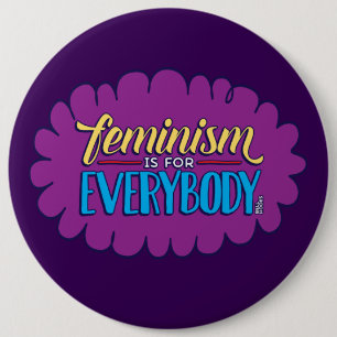 Badge Rond 15,2 Cm Le féminisme est pour tout le monde - le bouton