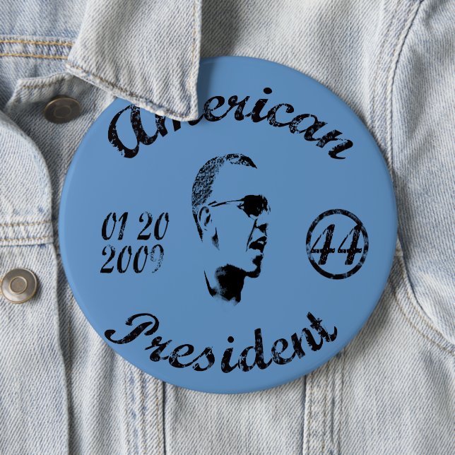 Badge Rond 15,2 Cm Les cadeaux d'Obama (En situation)