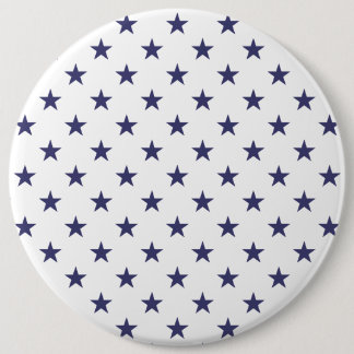 Badge Rond 15,2 Cm Les Etats-Unis marquent les étoiles bleues sur le