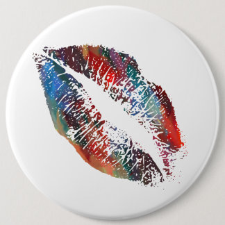 Badge Rond 15,2 Cm Lèvres élégantes #5