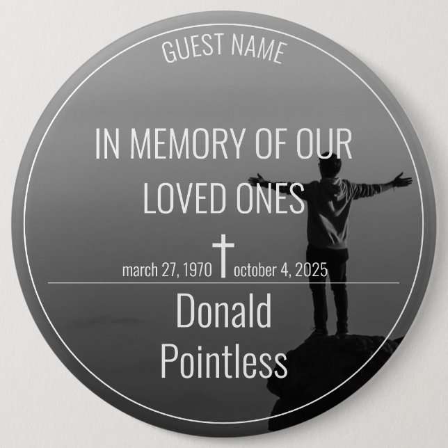Badge Rond 15,2 Cm Lifeworks 002 (Devant)