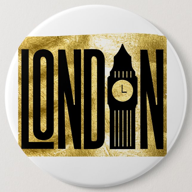 BADGE ROND 15,2 CM LONDRES (Devant)