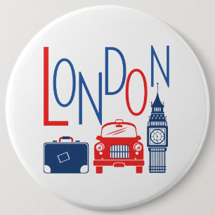 BADGE ROND 15,2 CM LONDRES