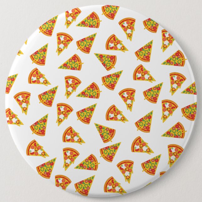 Badge Rond 15,2 Cm Love Pizza (Devant)