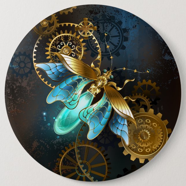 Badge Rond 15,2 Cm Luciole de vapeur (Devant)